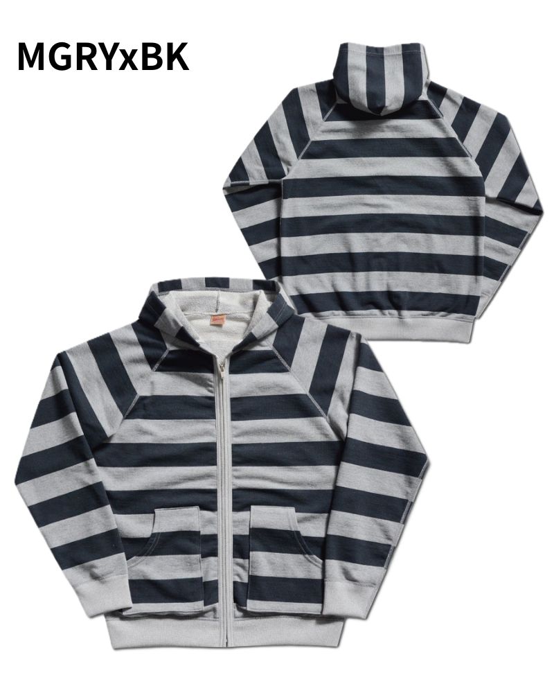 SRZ-01BD [WIDE BORDER FULLZIP] SRZ01BD DELUXEWARE デラックスウエアフルジップスエット-スエット スウェットの画像