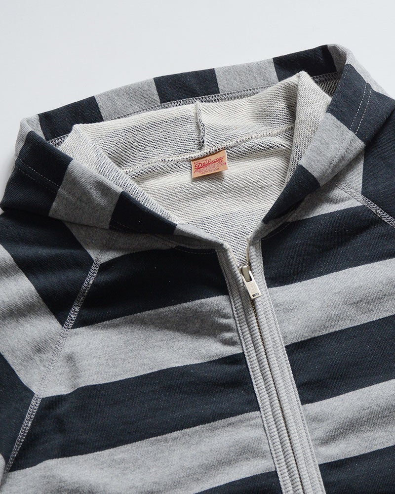 SRZ-01BD [WIDE BORDER FULLZIP] SRZ01BD DELUXEWARE デラックスウエアフルジップスエット-スエット スウェットの画像