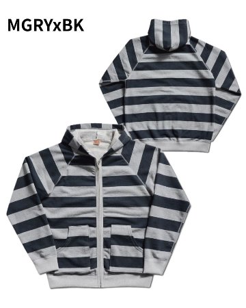 SRZ-01BD [WIDE BORDER FULLZIP] SRZ01BD DELUXEWARE デラックスウエアフルジップスエット-スエット スウェットの画像