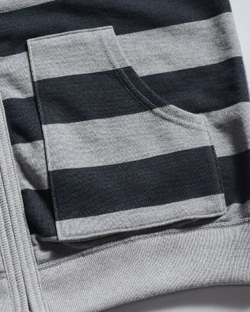 SRZ-01BD [WIDE BORDER FULLZIP] SRZ01BD DELUXEWARE デラックスウエアフルジップスエット-スエット スウェットの画像