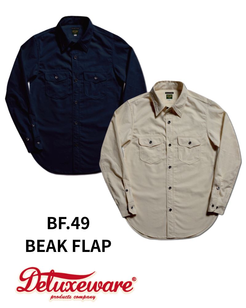 BF.49 BEAK FLAP BF49 DELUXEWARE デラックスウエアシャツ長袖 デラックスウエアシャツ DALEE'S ダリーズシャツ長袖の画像