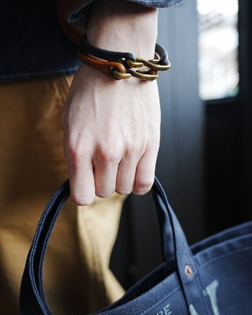 DLE-001 LEATHER BRACELET DLE001 DELUXEWARE デラックスウエアブレスレットの画像