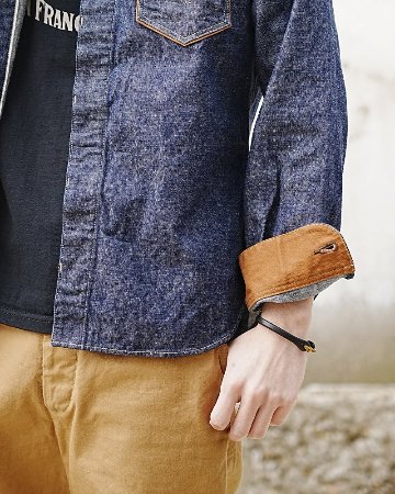 DLE-001 LEATHER BRACELET DLE001 DELUXEWARE デラックスウエアブレスレットの画像