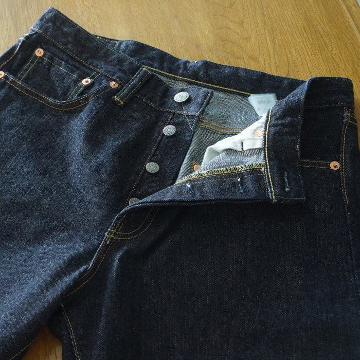 FN-D112 バンダナ付き リラックステーパードジーンズ FND112 FLATHEAD フラットヘッドデニムジーンズ フラットヘッドジーンズの画像