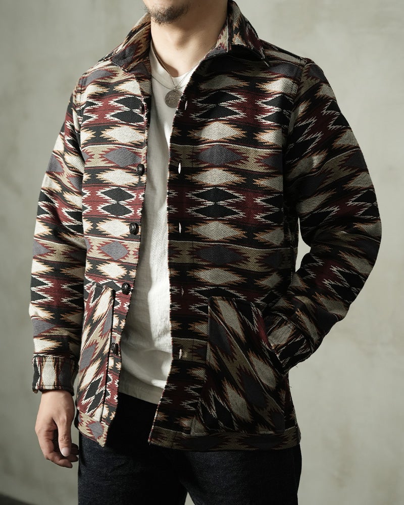 先行予約受付中！HVJ-63 NATIVE NEL-JACKET HVJ63 DELUXEWARE デラックスウエアジャケット ヘビーネルジャケット アウターの画像