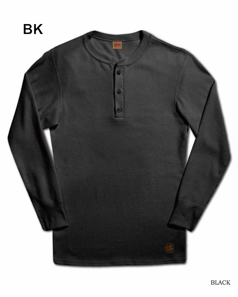 先行予約受付中！MILH-00 MIL-SPEC THERMAL HENLY-NECK MILH00 DELUXEWARE デラックスウエアサーマルＴシャツ 無地サーマル ヘンリーネックの画像