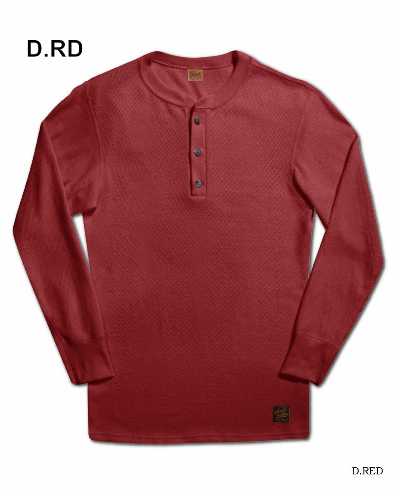 先行予約受付中！MILH-00 MIL-SPEC THERMAL HENLY-NECK MILH00 DELUXEWARE デラックスウエアサーマルＴシャツ 無地サーマル ヘンリーネックの画像