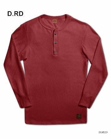 先行予約受付中！MILH-00 MIL-SPEC THERMAL HENLY-NECK MILH00 DELUXEWARE デラックスウエアサーマルＴシャツ 無地サーマル ヘンリーネックの画像