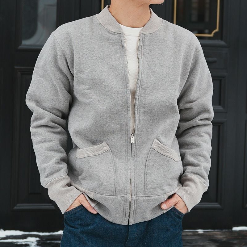 先行予約受付中！SFZ-00 無地フルジップスエット FULLZIP SWEAT PLAIN SFZ00 DELUXEWARE デラックスウエアフルジップスエット スエット スウェットの画像