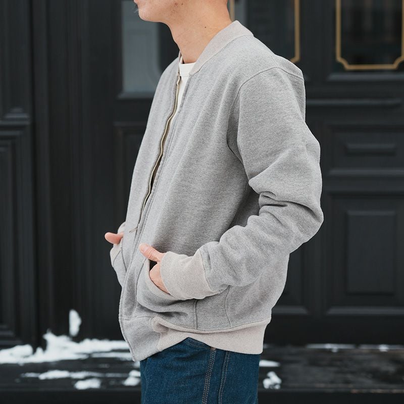 先行予約受付中！SFZ-00 無地フルジップスエット FULLZIP SWEAT PLAIN SFZ00 DELUXEWARE デラックスウエアフルジップスエット スエット スウェットの画像