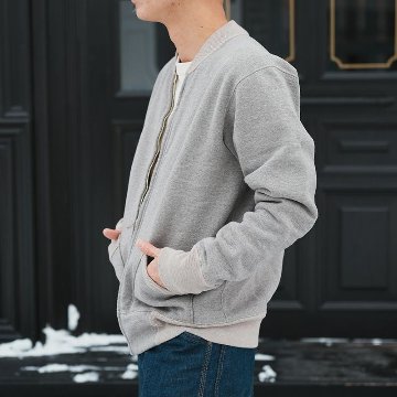 先行予約受付中！SFZ-00 無地フルジップスエット FULLZIP SWEAT PLAIN SFZ00 DELUXEWARE デラックスウエアフルジップスエット スエット スウェットの画像