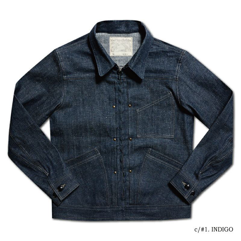 81B ID 30s DENIM ZIP JACKET DELUXEWARE デラックスウエアジャケット DALEE'S ダリーズアウター ジャケット【送料無料】【smtb-tk】【楽ギフ_包装】の画像