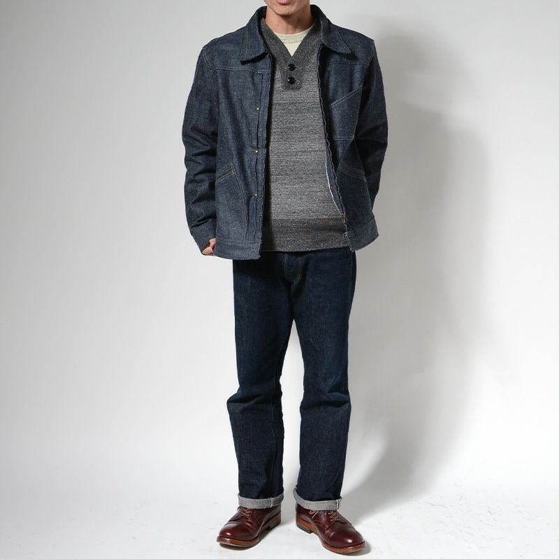 81B ID 30s DENIM ZIP JACKET DELUXEWARE デラックスウエアジャケット DALEE'S ダリーズアウター ジャケット【送料無料】【smtb-tk】【楽ギフ_包装】の画像