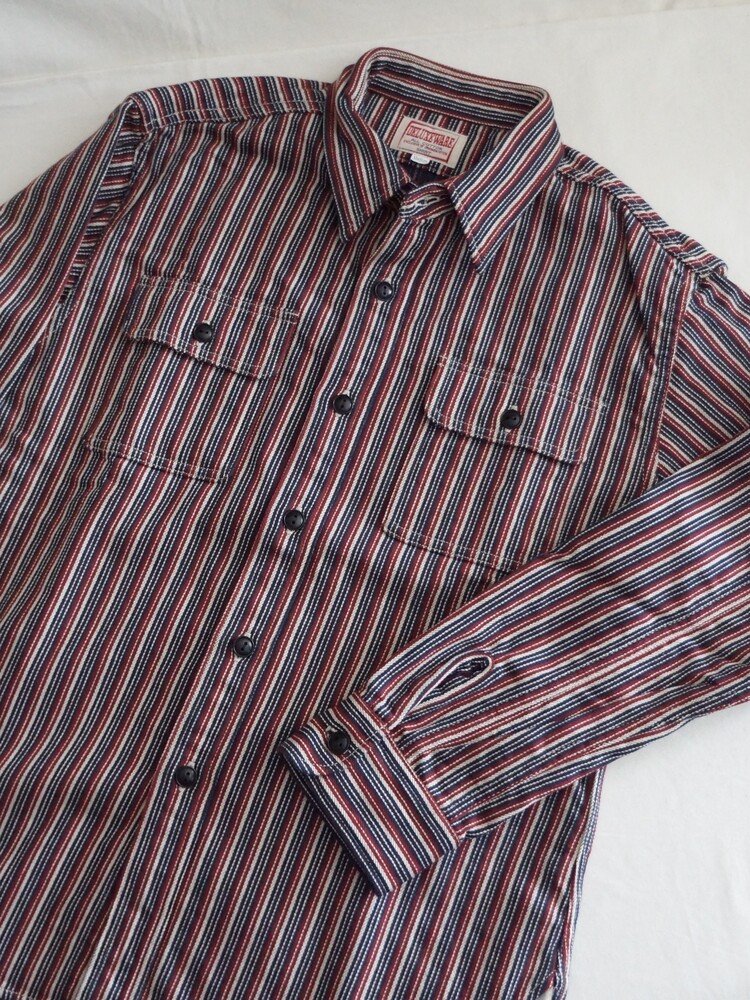 HV-01A TRI.HC HICKORY NEL SHIRT HV01A DELUXEWARE デラックスウエアシャツ シャツ長袖 ネルシャツの画像