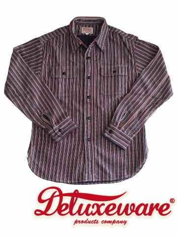 HV-01A TRI.HC HICKORY NEL SHIRT HV01A DELUXEWARE デラックスウエアシャツ シャツ長袖 ネルシャツの画像