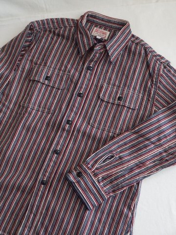 HV-01A TRI.HC HICKORY NEL SHIRT HV01A DELUXEWARE デラックスウエアシャツ シャツ長袖 ネルシャツの画像