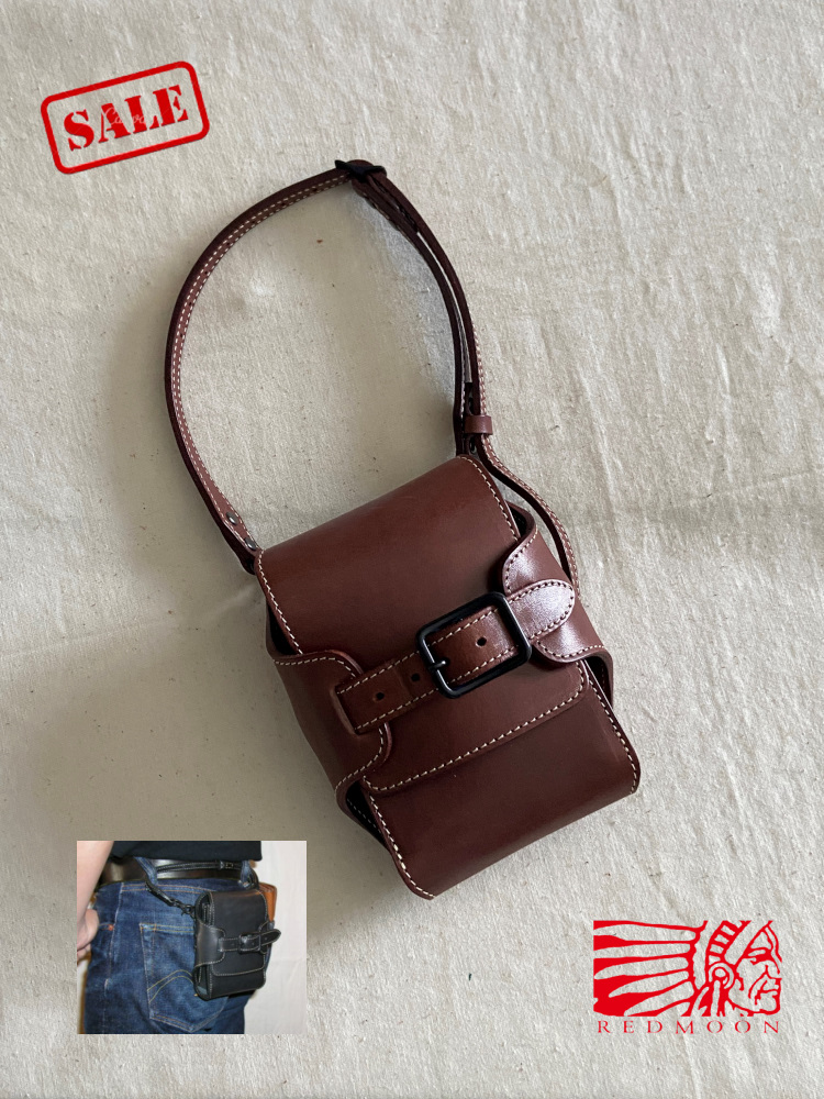 RRR-MB-1(ワケアリ品)-CB-RRRメディスンバッグ1-RRRMB1-REDMOON-レッドムーン-REDREDRED-レッドレッドレッドウエストバッグ・レッドレッドレッドバッグ レザーバッグの画像
