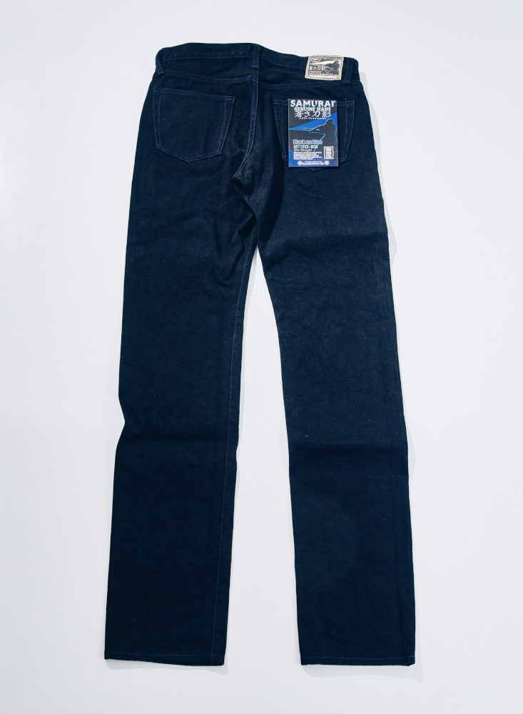 S0710XX-BOB 蒼き刀影15ozブラックオンブルー710モデル  蒼刀影 S0710XXBOB SAMURAIJEANS サムライジーンズデニムジーンズ AOKI-TACHIKAGEの画像