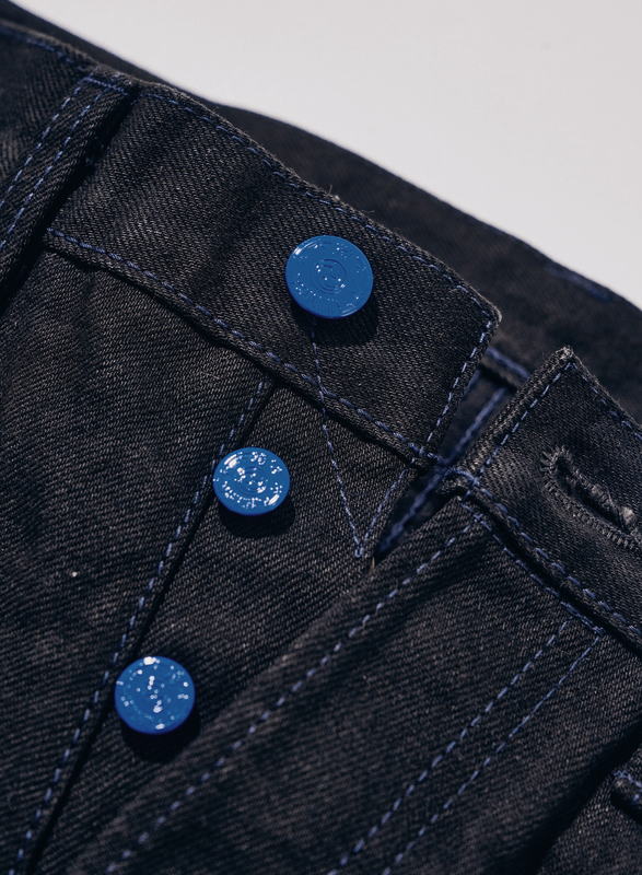 S0710XX-BOB 蒼き刀影15ozブラックオンブルー710モデル  蒼刀影 S0710XXBOB SAMURAIJEANS サムライジーンズデニムジーンズ AOKI-TACHIKAGEの画像