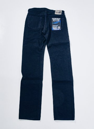 S0710XX-BOB 蒼き刀影15ozブラックオンブルー710モデル  蒼刀影 S0710XXBOB SAMURAIJEANS サムライジーンズデニムジーンズ AOKI-TACHIKAGEの画像