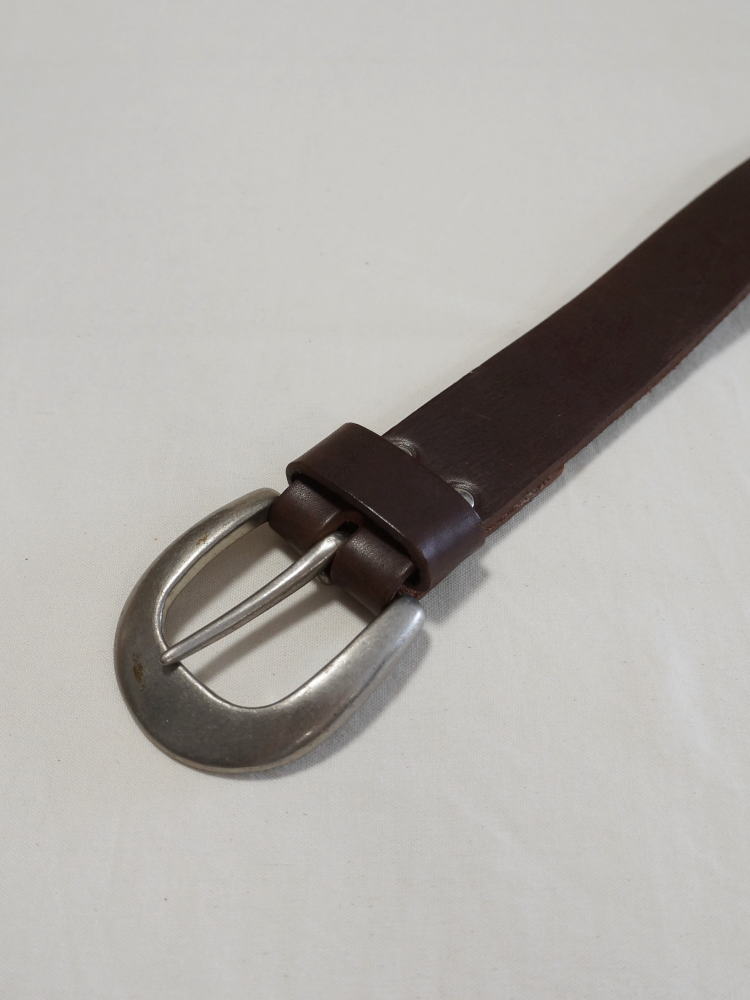 【デッドストック！特価販売！ワケアリ品】BELT-B ベルト  ブランド不明 レザーベルト 長期保管品の画像