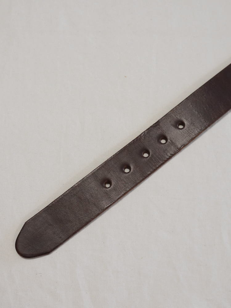【デッドストック！特価販売！ワケアリ品】BELT-B ベルト  ブランド不明 レザーベルト 長期保管品の画像