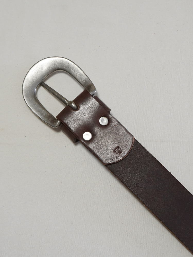 【デッドストック！特価販売！ワケアリ品】BELT-B ベルト  ブランド不明 レザーベルト 長期保管品の画像