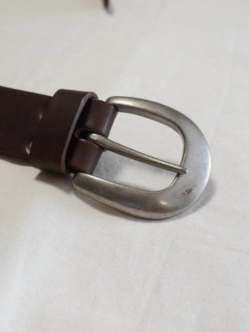 【デッドストック！特価販売！ワケアリ品】BELT-B ベルト  ブランド不明 レザーベルト 長期保管品の画像
