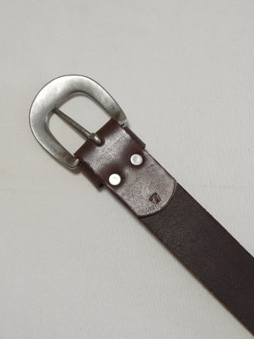 【デッドストック！特価販売！ワケアリ品】BELT-B ベルト  ブランド不明 レザーベルト 長期保管品の画像