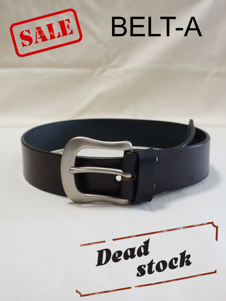 【デッドストック！特価販売！ワケアリ品】BELT-A ベルト  ブランド不明 レザーベルト 長期保管品の画像