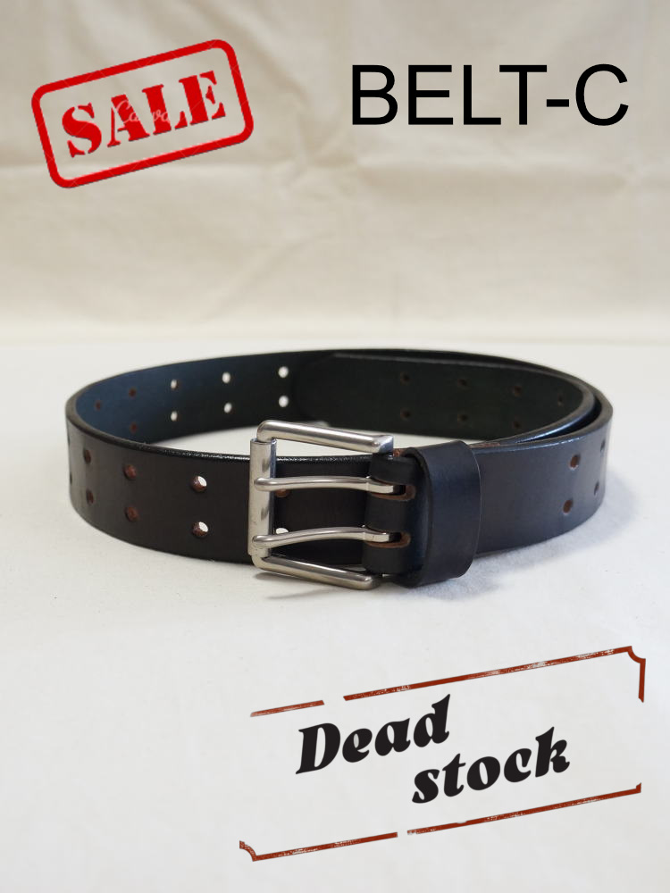【デッドストック！特価販売！ワケアリ品】BELT-C ベルト  ブランド不明 レザーベルト 長期保管品の画像