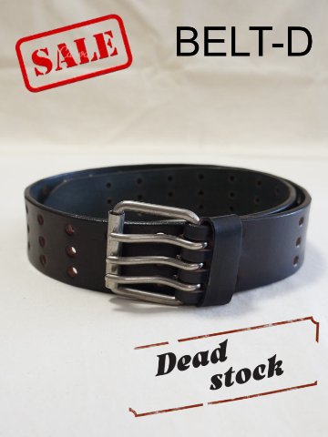 【デッドストック！特価販売！ワケアリ品】BELT-D ベルト  ブランド不明 レザーベルト 長期保管品の画像