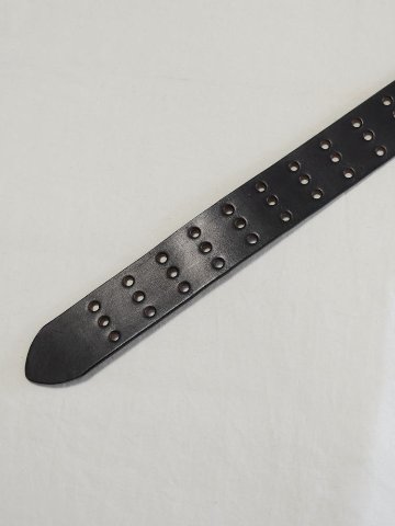 【デッドストック！特価販売！ワケアリ品】BELT-D ベルト  ブランド不明 レザーベルト 長期保管品の画像