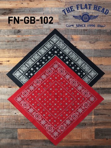 FN-GB-102 バンダナ ミミ付き FNGB102 FLATHEAD フラットヘッド ハンカチの画像