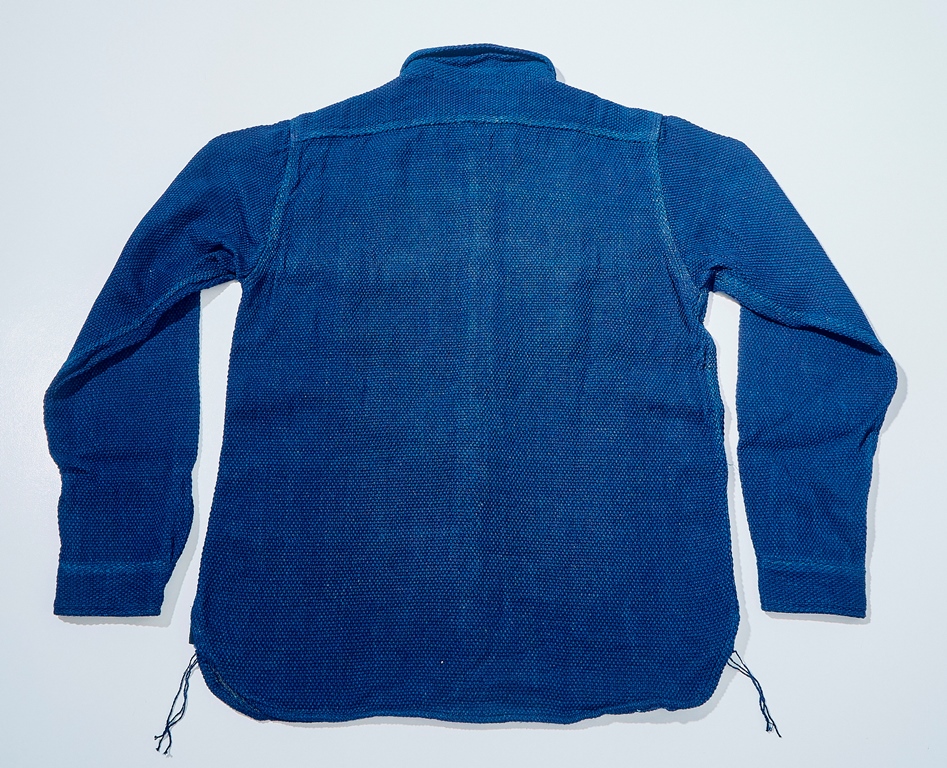 先行予約受付中！SSS27-SK 藍野良刺し子ワークシャツ SSS27SK SAMURAIJEANS サムライジーンズシャツ 長袖シャツの画像