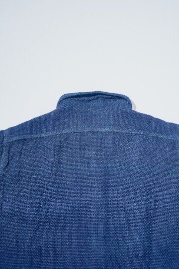 先行予約受付中！SSS27-SK 藍野良刺し子ワークシャツ SSS27SK SAMURAIJEANS サムライジーンズシャツ 長袖シャツの画像