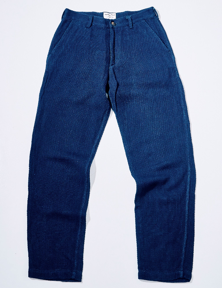 先行予約受付中！SJAP27-SK 藍野良刺し子イージーパンツ SJAP27SK SAMURAIJEANS サムライジーンズデニムジーンズの画像