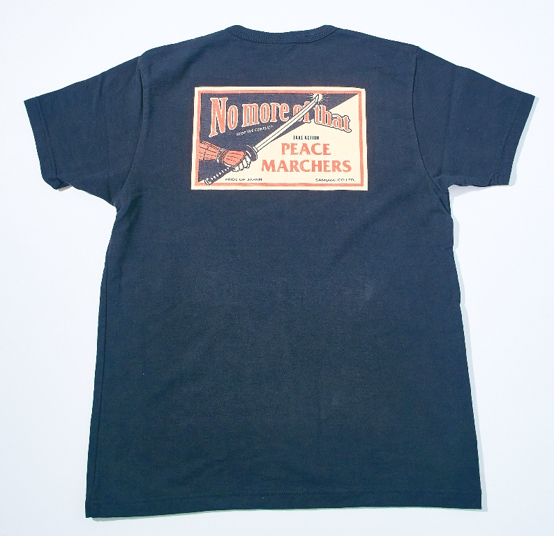 先行予約受付中！SJST27-105 サムライジーンズリペンコットン吊編Tシャツ27-105 SJST27105 SAMURAIJEANS サムライジーンズ Tシャツの画像