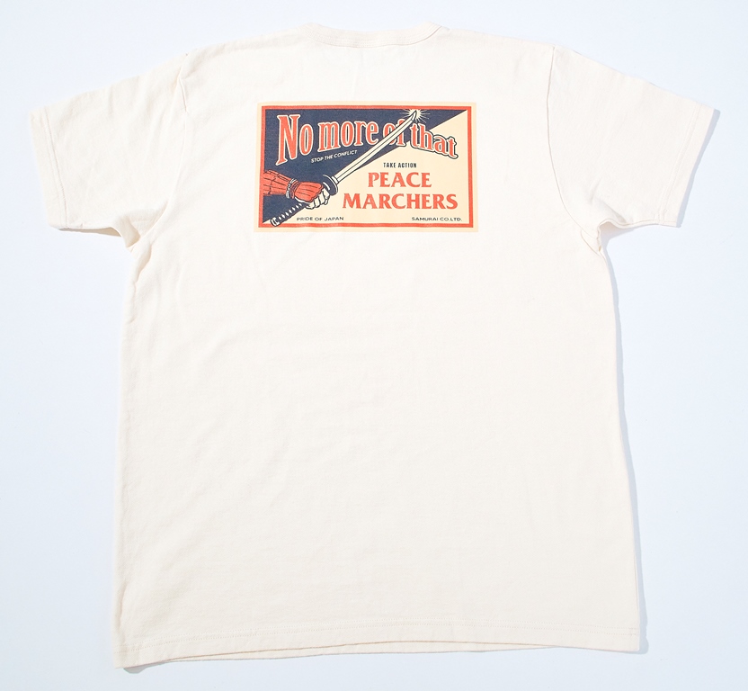 先行予約受付中！SJST27-105 サムライジーンズリペンコットン吊編Tシャツ27-105 SJST27105 SAMURAIJEANS サムライジーンズ Tシャツの画像