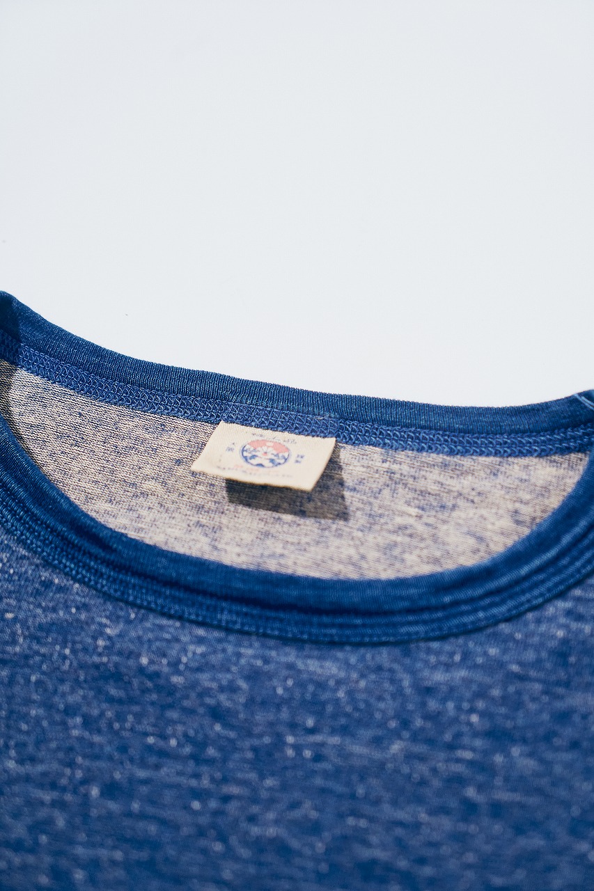 先行予約受付中！SJIT27-102 インディゴ柿渋 SS POCKET T-SHIRT SJIT27102 SAMURAIJEANS サムライジーンズ Tシャツの画像