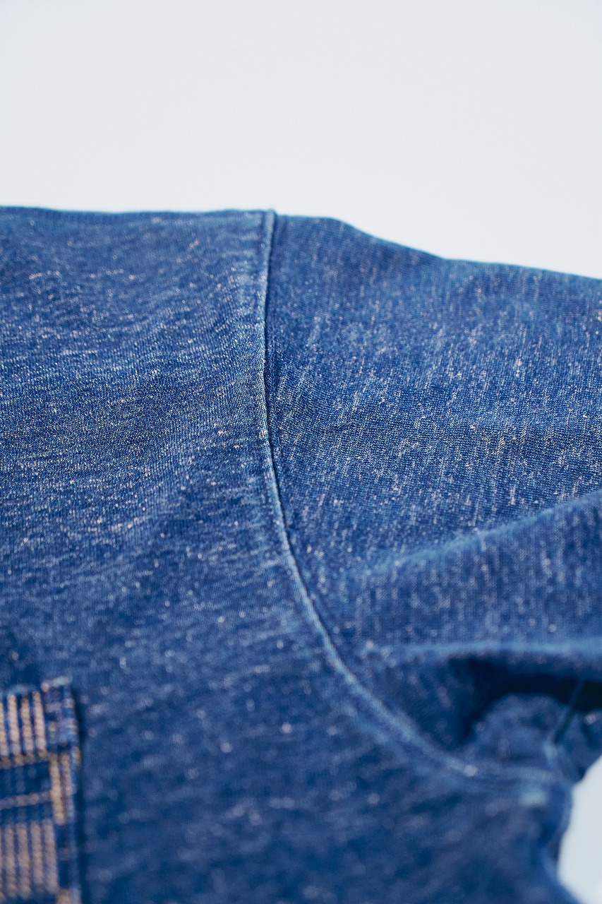 先行予約受付中！SJIT27-102 インディゴ柿渋 SS POCKET T-SHIRT SJIT27102 SAMURAIJEANS サムライジーンズ Tシャツの画像