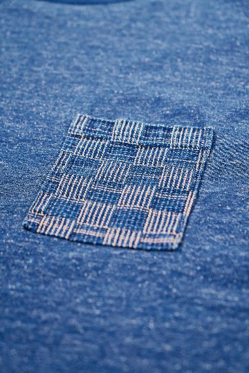 先行予約受付中！SJIT27-102 インディゴ柿渋 SS POCKET T-SHIRT SJIT27102 SAMURAIJEANS サムライジーンズ Tシャツの画像