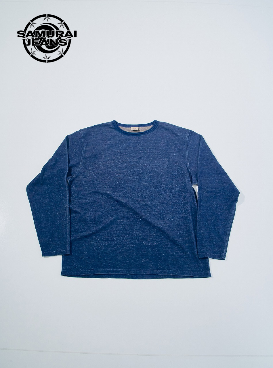 先行予約受付中！SJIT27-103 インディゴ柿渋 LS T-SHIRT SJIT27103 SAMURAIJEANS サムライジーンズロン Tの画像