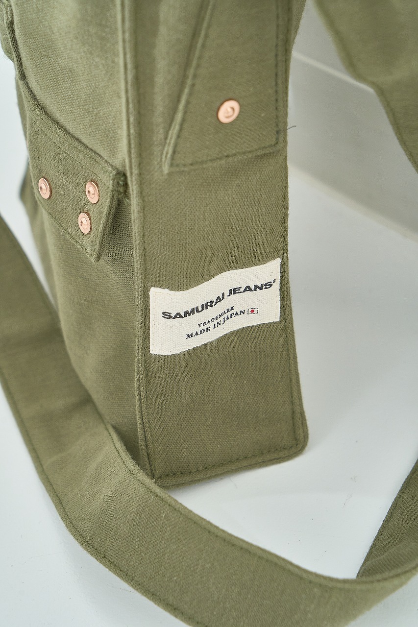 先行予約受付中！SJGSB27 ガスマスクバッグ SAMURAIJEANS サムライジーンズバッグ サムライジーンズバック 鞄の画像