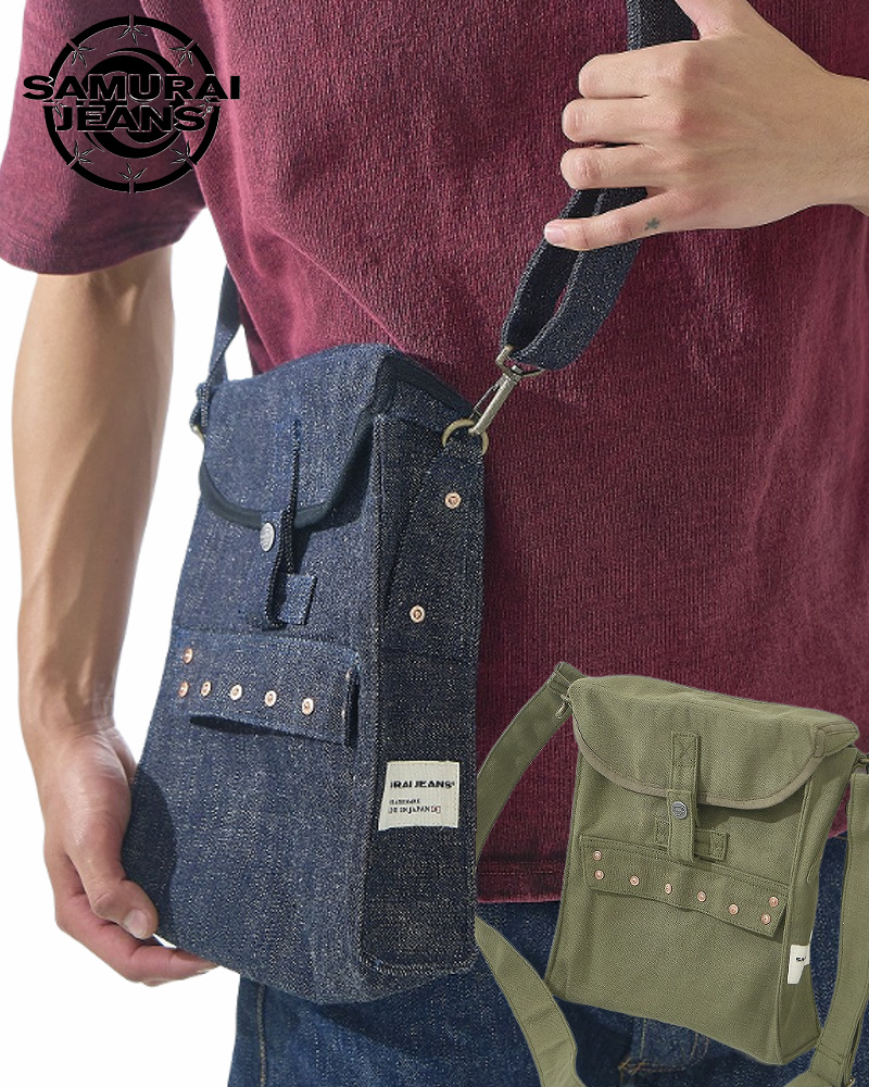 先行予約受付中！SJGSB27 ガスマスクバッグ SAMURAIJEANS サムライジーンズバッグ サムライジーンズバック 鞄の画像