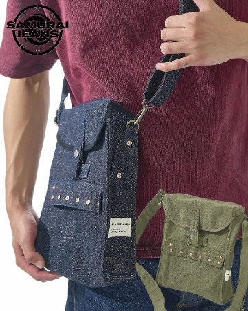 先行予約受付中！SJGSB27 ガスマスクバッグ SAMURAIJEANS サムライジーンズバッグ サムライジーンズバック 鞄の画像
