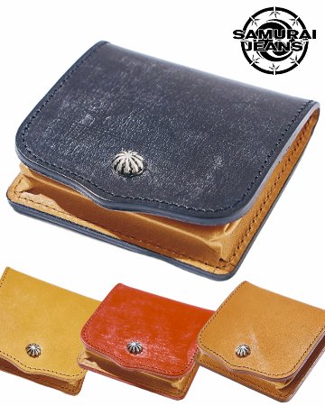 先行予約受付中！SJKCC27 レザーコインケース SAMURAIJEANS サムライジーンズ ウォレット 小銭入れ　ミニウォレットの画像