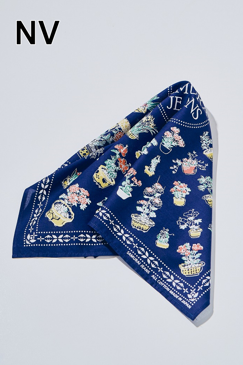 先行予約受付中！SJ-BANDANA-05 園芸パンダナ SJBANDANA05 SAMURAIJEANS サムライジーンズ バンダナ スカーフの画像