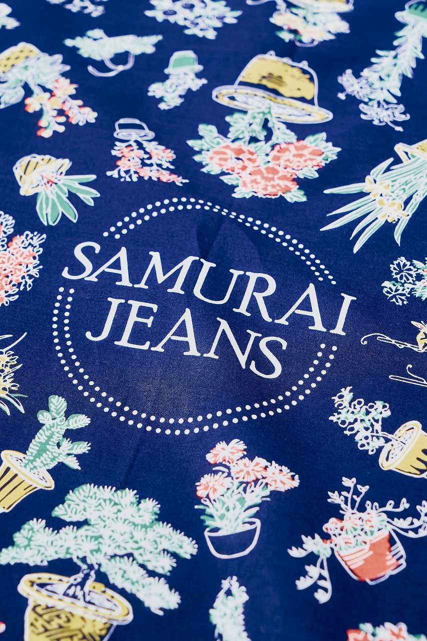 先行予約受付中！SJ-BANDANA-05 園芸パンダナ SJBANDANA05 SAMURAIJEANS サムライジーンズ バンダナ スカーフの画像