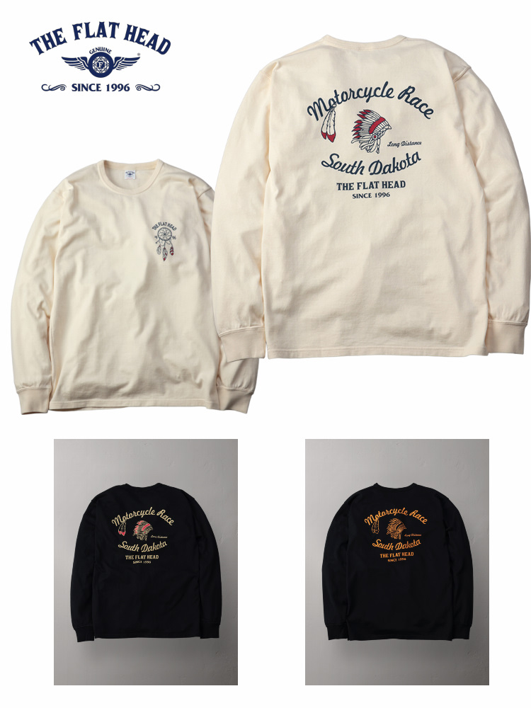 FN-TML-105 フラットヘッドロングスリーブTシャツ105 FNTML105 FLATHEAD フラットヘッドロングTシャツ 長袖Tシャツ ロンTの画像